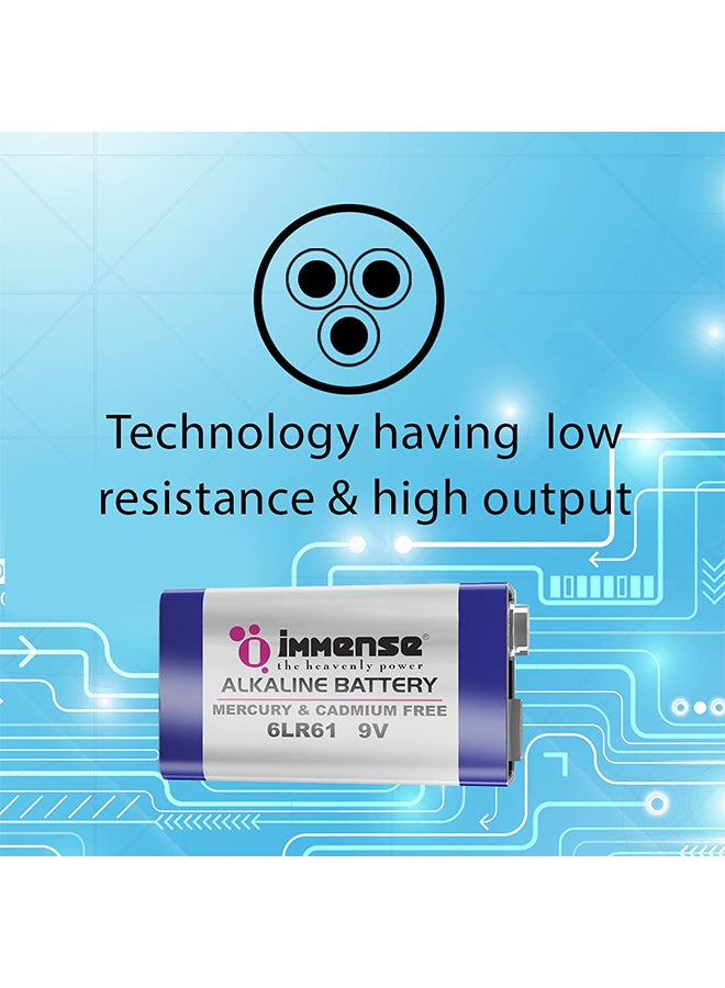 Immense Renewed - 9V Ultra Digital Alkaline Battery Pack of 12 - Image 2
